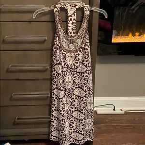 Polyester/spandex dress
